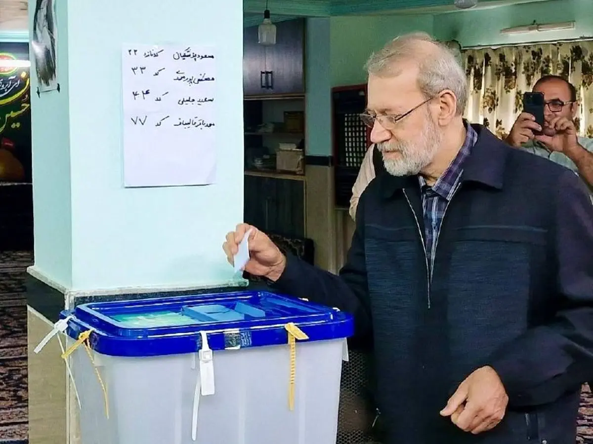 لاریجانی در انتخابات شرکت کرد