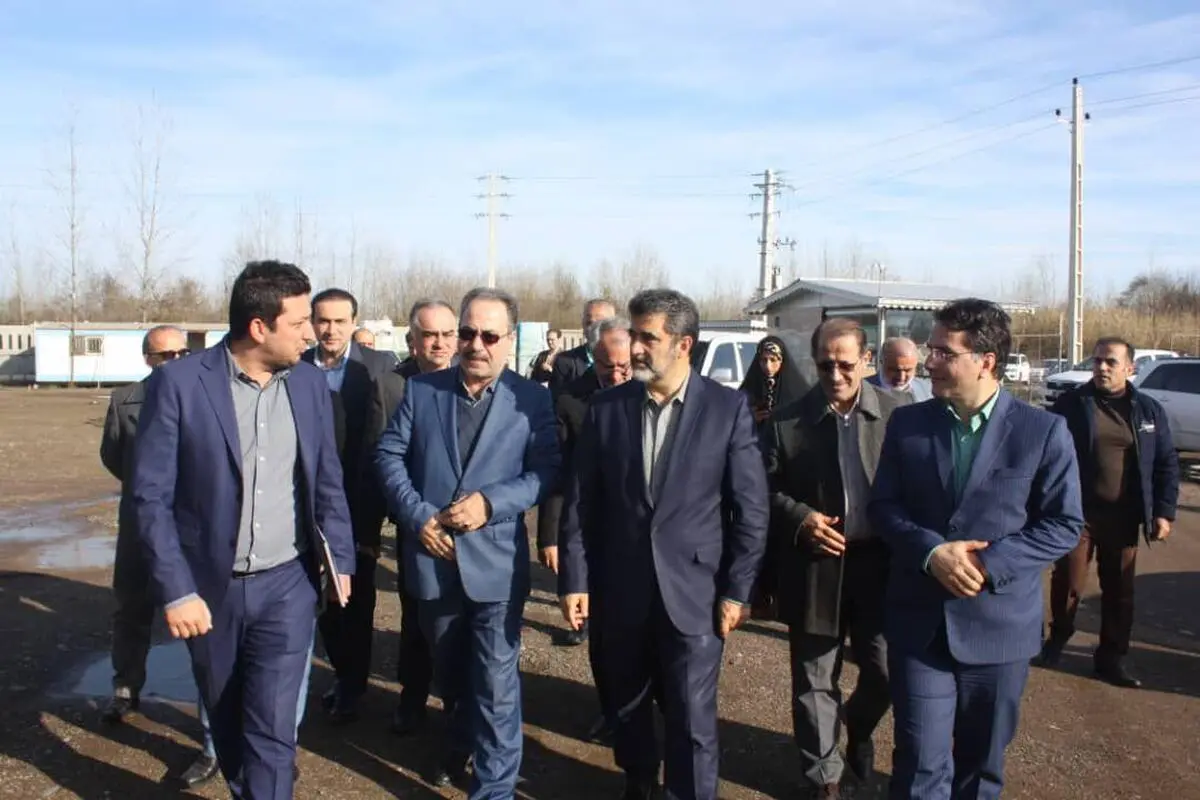 بازدید معاون وزیر کشور از شهرک صنعتی در دست احداث یعقوبیه لنگرود