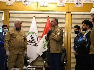 بسته شدن منطقه سبز بغداد در پی تنش بین حشد الشعبی و مصطفی الکاظمی

