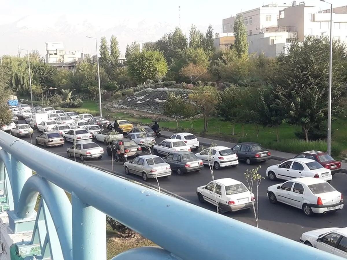وضعیت ترافیکی معابر بزرگراهی و اصلی تهران