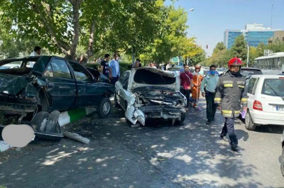 ۱۳ فقره تصادف منجر به جرح در معابر درون شهری مشهد مقدس