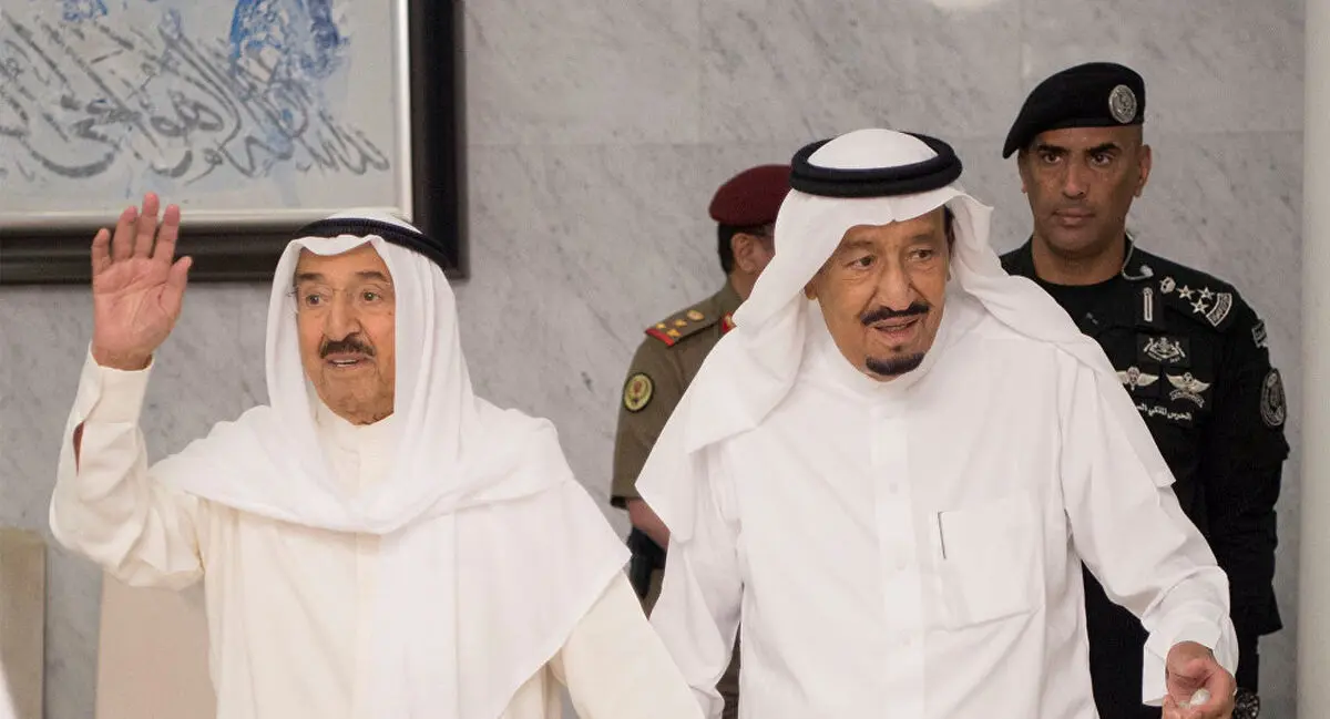 پیام امیر کویت به ملک سلمان