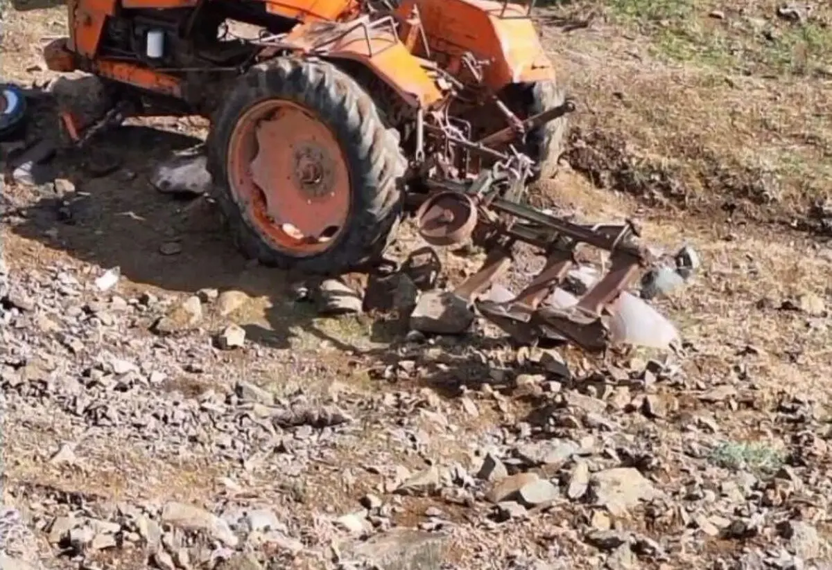 مرگ راننده تراکتور بر اثر حادثه کار 