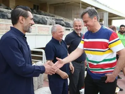 مالدینی در تمرین پرسپولیس پیش از دربی (عکس)