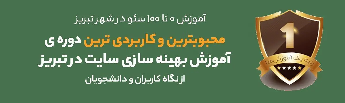 معرفی دوره آموزش جامع سئو seo در تبریز