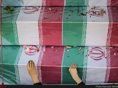 تشیع پیکر شهید سرگرد حاجی‌مرادی در اسلام‌آباد غرب