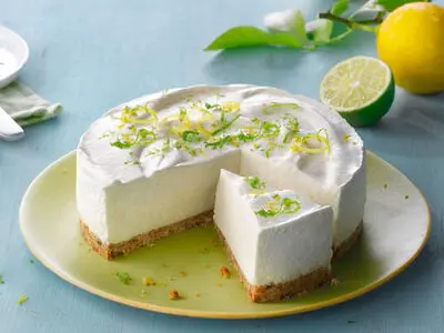 طرز تهیه چیز کیک لیمویی