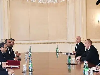 فی لقائه مع عراقجی؛ علییف: الحدود الایرانیة الاذربیجانیة ستکون حدود الاخوة والصداقة 