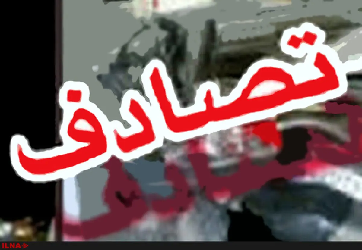 مصدومیت وخیم دو نفر در برخورد ام‌وى‌ام با گاردریل در ساوه
