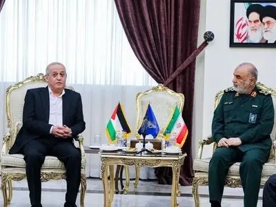 دیدار معاون دبیرکل جبهه مردمی برای آزادی فلسطین با سردار سلامی