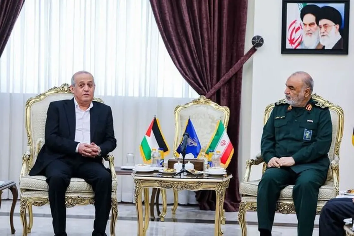 دیدار معاون دبیرکل جبهه مردمی برای آزادی فلسطین با سردار سلامی