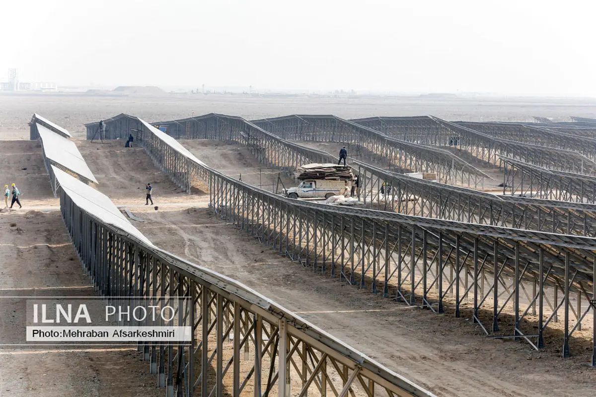 گزارش تصویری/ نیروگاه ۶۳ مگاواتی شهرک صنعتی شمس آباد 