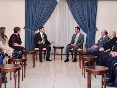 الأسد یشدد على دور الجالیات فی رفع الصوت لوقف الحرب والحصار