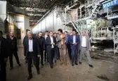 وزیر صمت از کارخانه چوب و کاغذ مازندران بازدید کرد