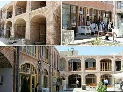 پایان فاز نخست مرمت "سرای ایکی قاپیلی"تا پایان مهرماه 