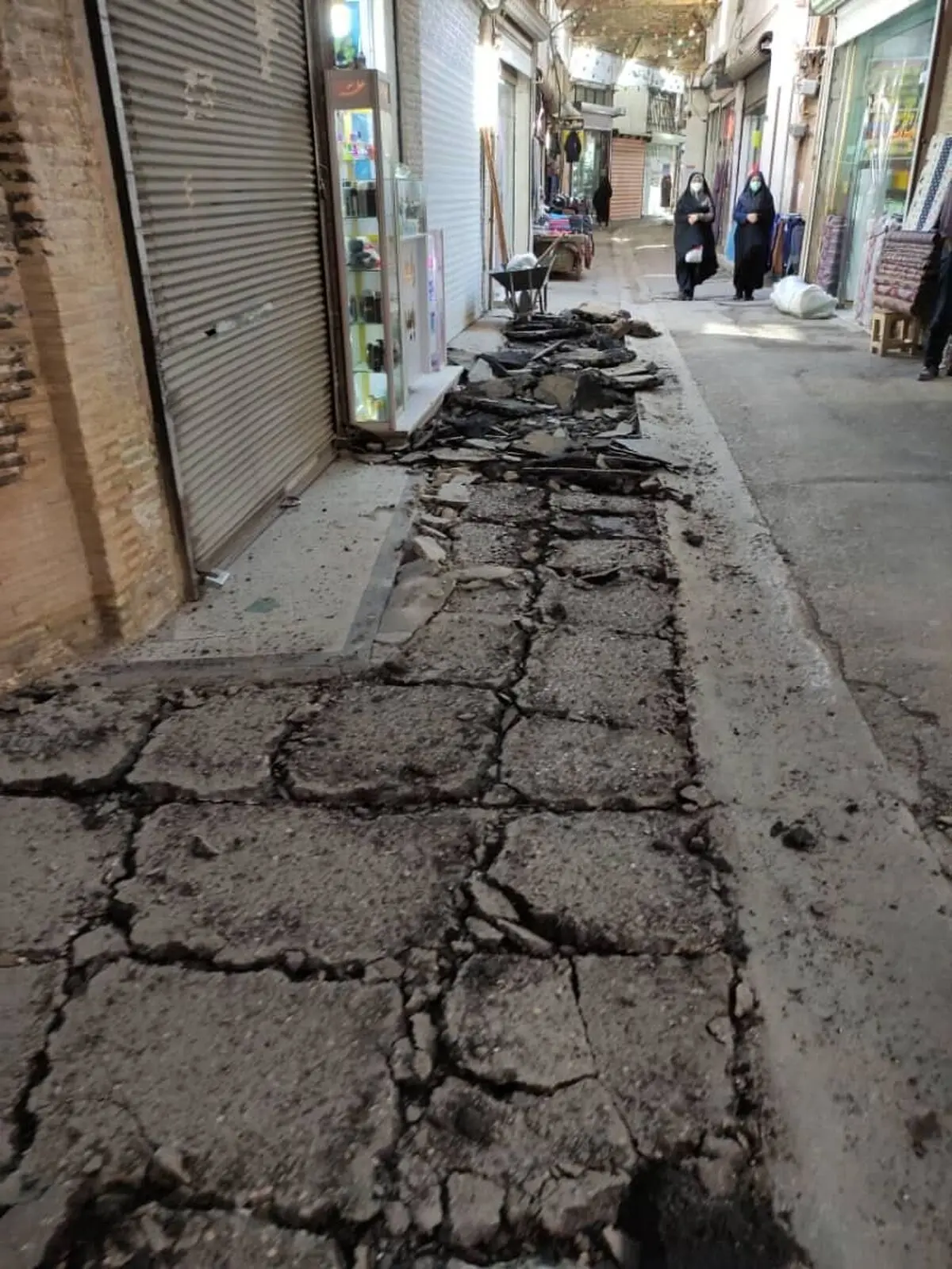 آغاز مرمت بازار تاریخی شاهرود