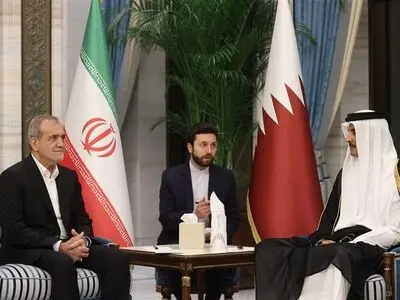 بزشکیان يهنئ امير دولة قطر بالعيد الوطني