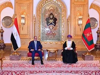 پادشاه عمان به مصر می‌رود
