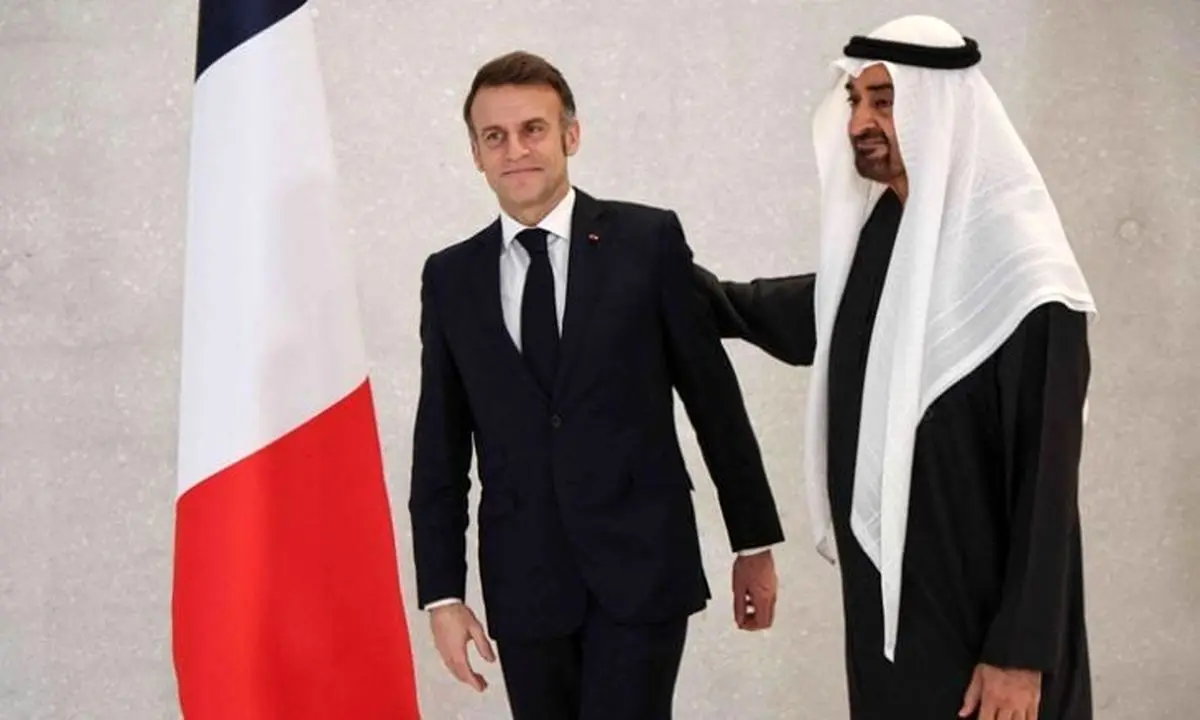 ماکرون برای تعطیلات سال نو میلادی وارد ابوظبی شد