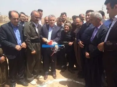 کلنگ‌زنی احداث مدرسه 12 کلاسه خیرساز در شهرستان بوکان