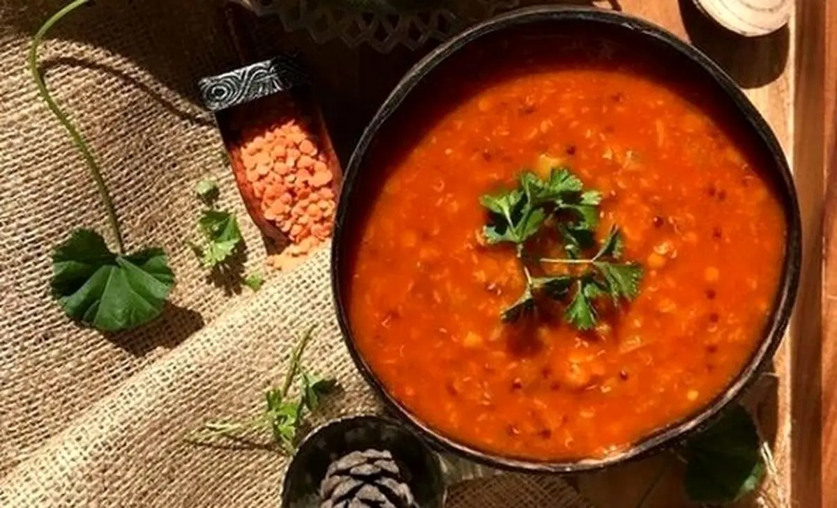  سوپ دال عدس ؛ راحت ، فوری برای روزهای جنگ
