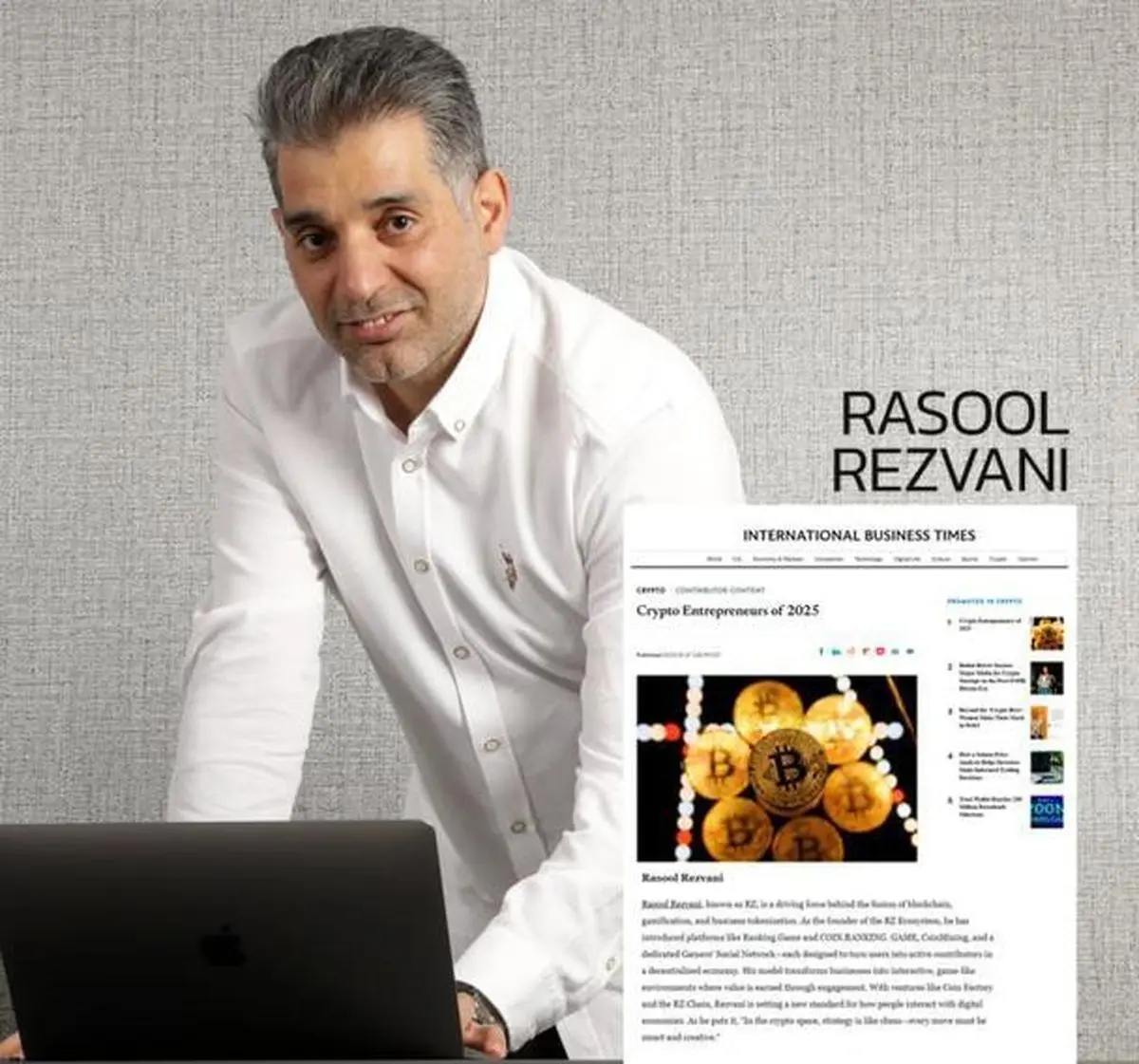 Rasool Rezvani (RZ) Named Among The Most Influential Crypto Figures Of 2025