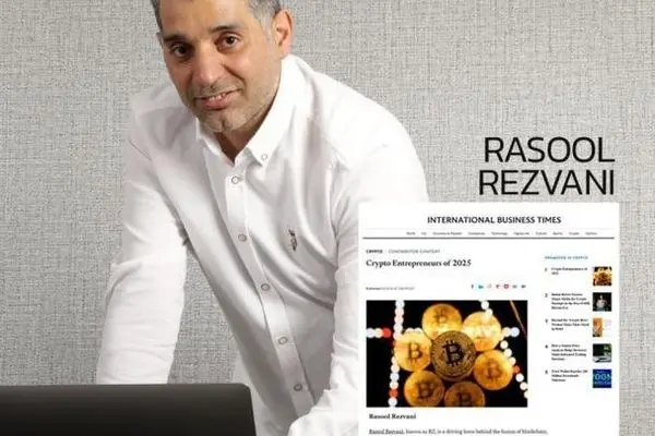 Rasool Rezvani (RZ) Named Among The Most Influential Crypto Figures Of 2025