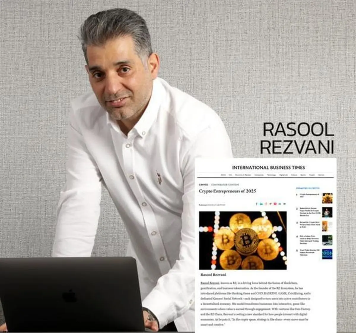Rasool Rezvani (RZ) Named Among The Most Influential Crypto Figures Of 2025