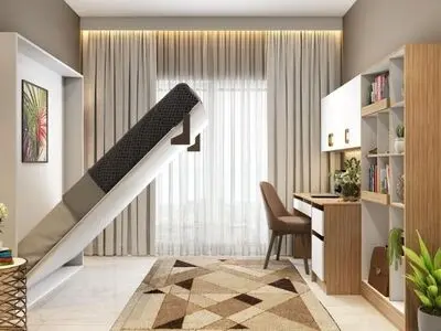 چیدمان اتاق خواب کوچک، ایده‌های خلاقانه برای بزرگتر نشان دادن فضا