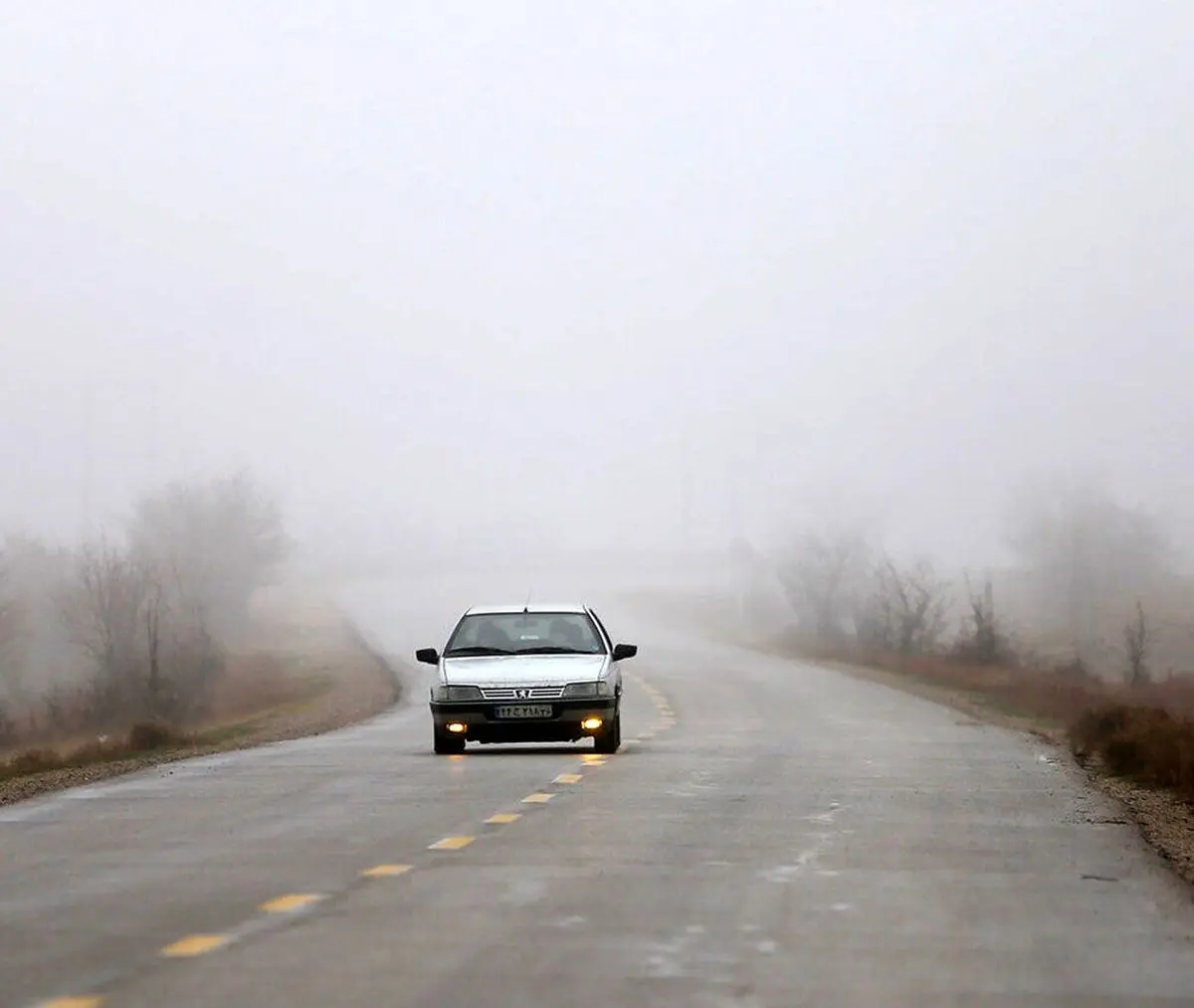 گردنه‌های بجنورد مه آلود و برفی است 