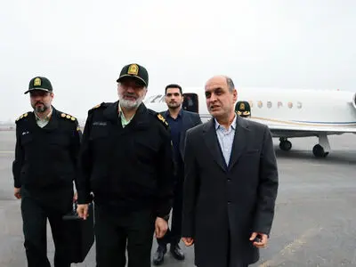 فرمانده کل انتظامی کشور وارد رشت شد 