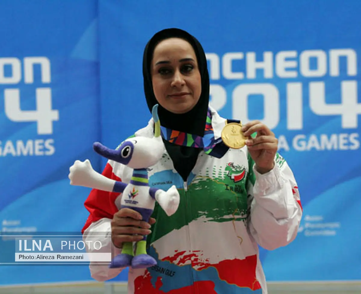 ساره جوانمردی بر سکوی نخست تپانچه خفیف انفرادی ایستاد