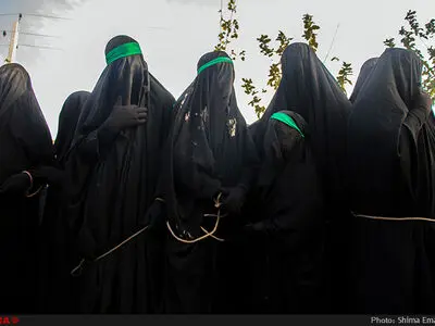 ورود کاروان نمادین اسرای کربلا به شام