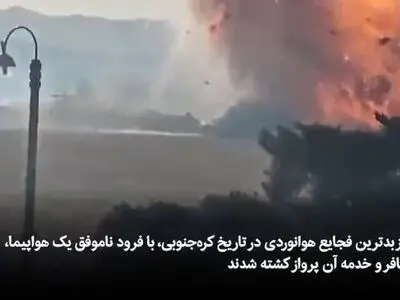 چرا هواپیمای کره‌ای فرود ناموفق داشت؟ + فیلم