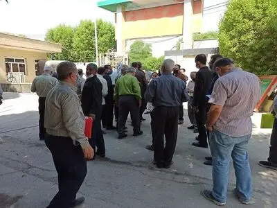 تجمع کارگران شاغل و بازنشسته شهرداری آبادان 