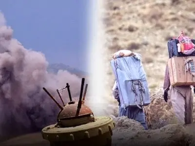 قطع پای کولبر ۴۰ ساله بر اثر انفجار مین در مرز نوسود