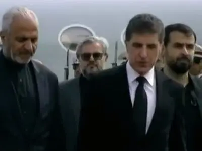 رئیس اقلیم کردستان عراق وارد تهران شد