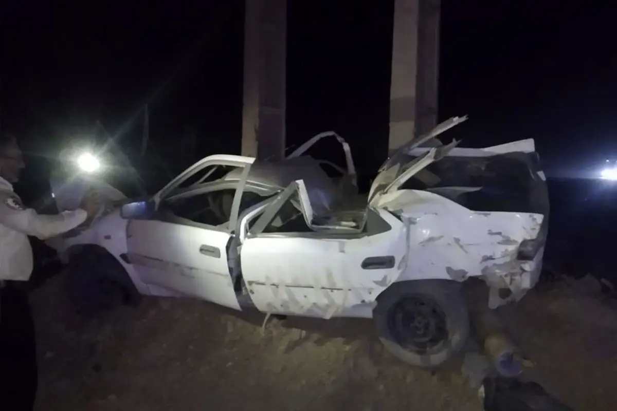 ۲ کشته بر اثر واژگونی زانتیا در جاده بوئین‌زهرا - قزوین 