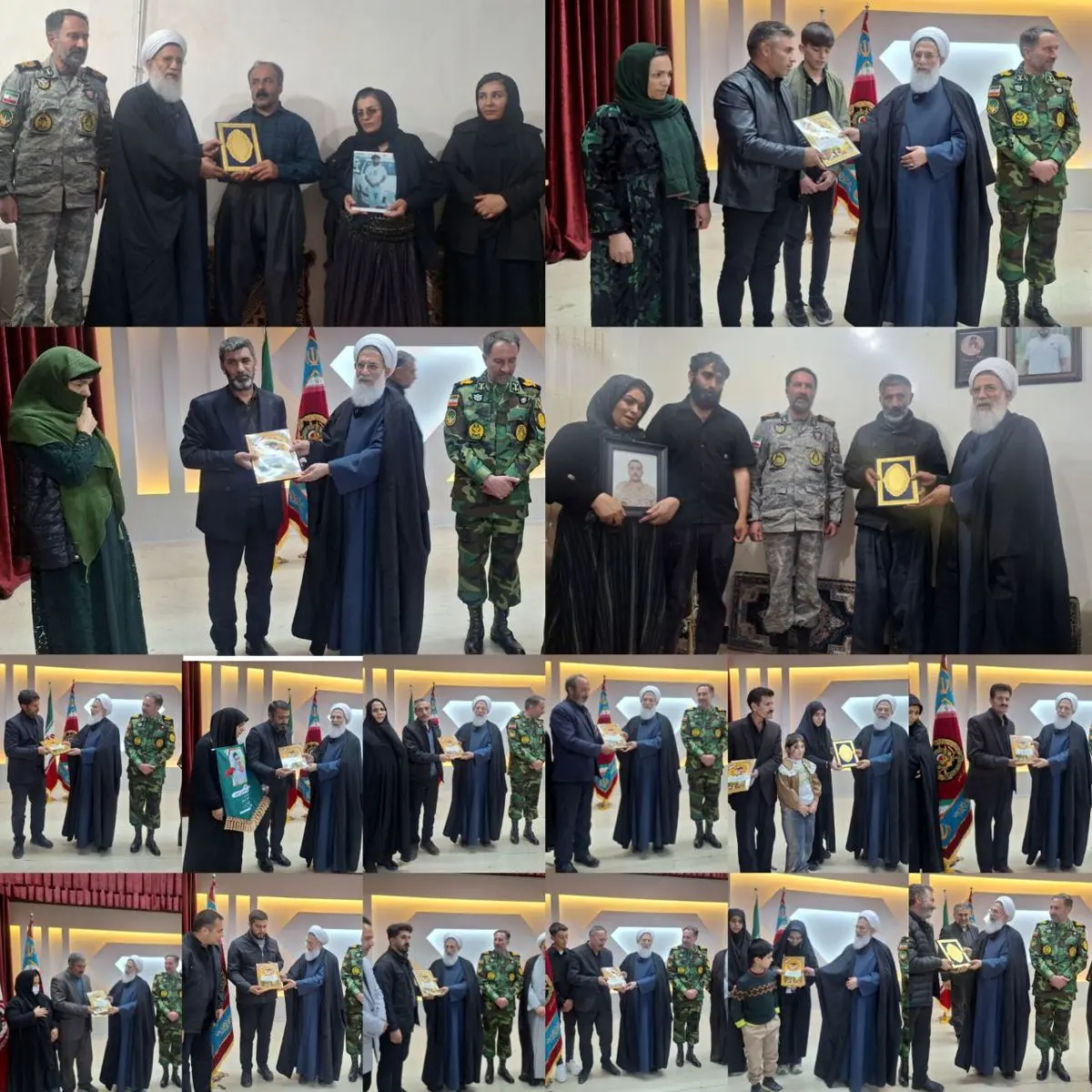 رئیس سازمان عقیدتی سیاسی ارتش با خانواده شهدای ارتش در استان آذربایجان غربی دیدار کرد