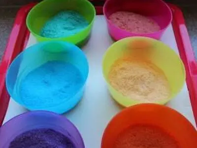 روش ساخت نمک رنگی برای خوراکی و کاردستی