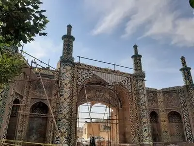 مرمت دو دروازه تاریخی در قزوین آغاز شد