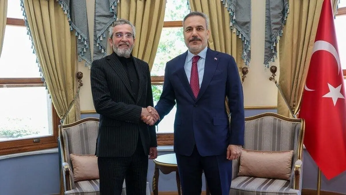 دیدار هاکان فیدان با علی باقری در استانبول