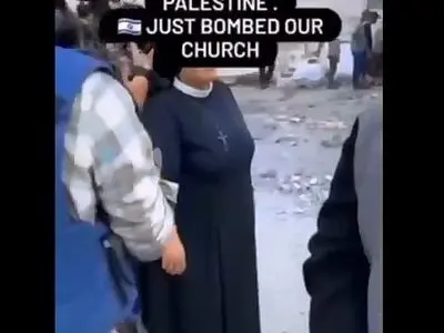 صهیونیست‌ها به جان مسیحیان فلسطین افتادند + فیلم