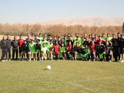 گزارش تصویری: حضور سردار بوعلی در اردو فجرسپاسی پیش از بازی با هوادار 