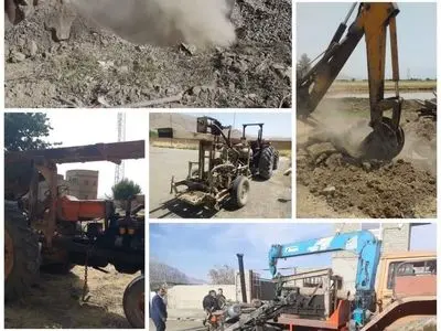 انسداد ۳۶ حلقه چاه غیر مجاز در توابع شهرستان دورود 