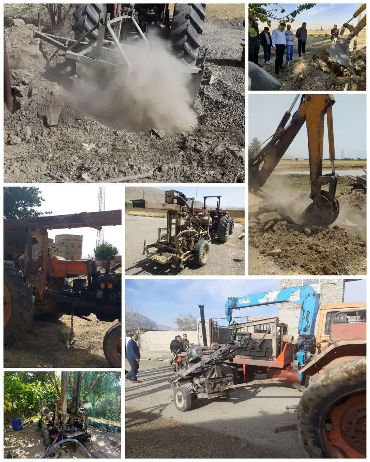 انسداد ۳۶ حلقه چاه غیر مجاز در توابع شهرستان دورود 