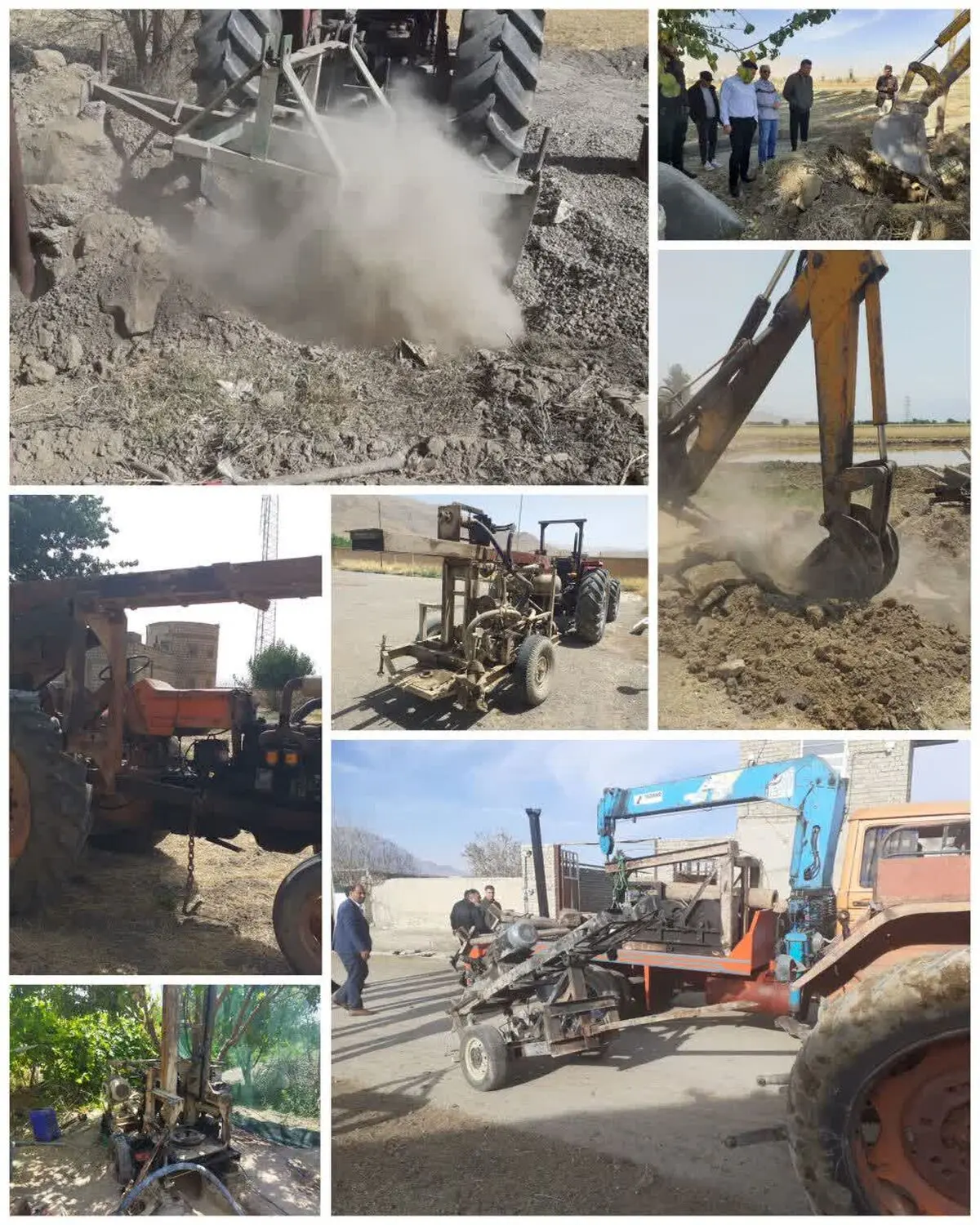 انسداد ۳۶ حلقه چاه غیر مجاز در توابع شهرستان دورود 