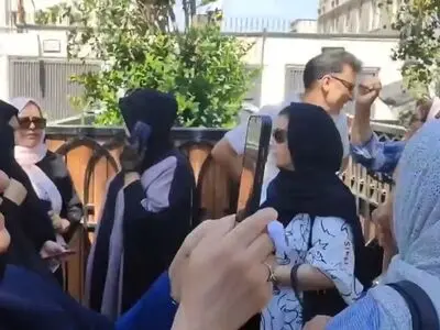 تجمع بازنشستگان فرهنگی ۱۴۰۰  مقابل سازمان برنامه و بودجه