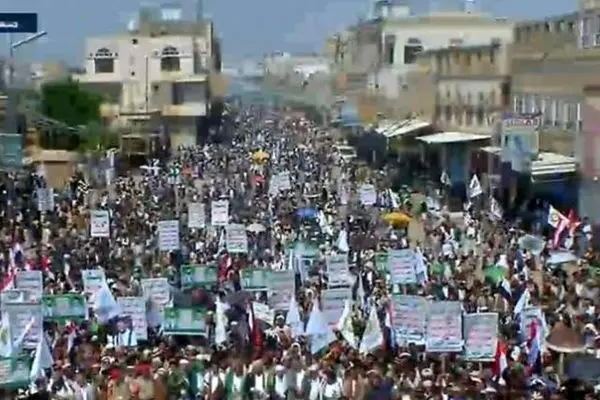  Yemenis Hold Rallies to Denounce Saudi-Led Aggression