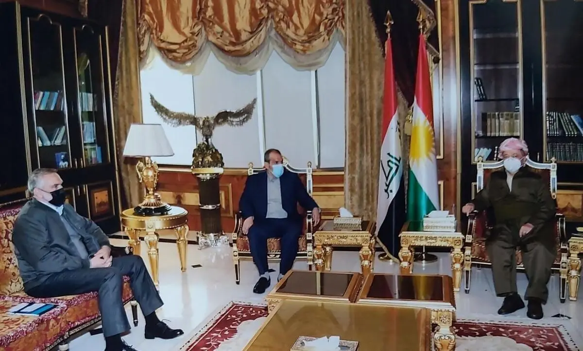 Iranian delegation meets Iraq's KRG leaders